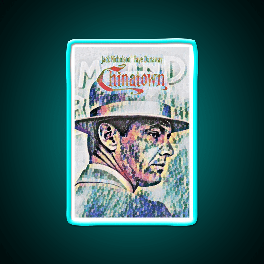 Chinatown By Roman Polanski Movie Poster Asian Cultural Led Neon Sign Rgb Color - Shineneon
