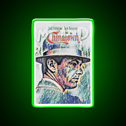 Chinatown By Roman Polanski Movie Poster Asian Cultural Led Neon Sign Rgb Color - Shineneon