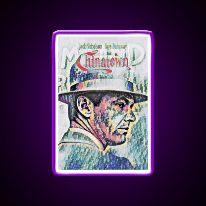 Chinatown By Roman Polanski Movie Poster Asian Cultural Led Neon Sign Rgb Color - Shineneon