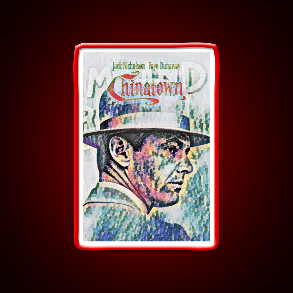Chinatown By Roman Polanski Movie Poster Asian Cultural Led Neon Sign Rgb Color - Shineneon