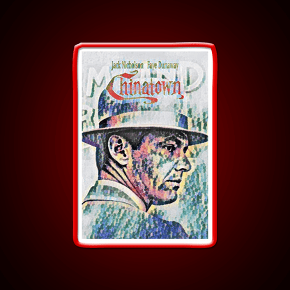 Chinatown By Roman Polanski Movie Poster Asian Cultural Led Neon Sign Rgb Color - Shineneon