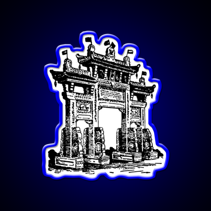 Chinatown Gate Asian Cultural Led Neon Sign Rgb Color - LED neon sign view 5