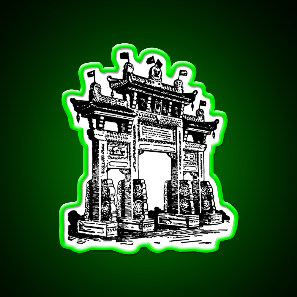 Chinatown Gate Asian Cultural Led Neon Sign Rgb Color - LED neon sign view 8