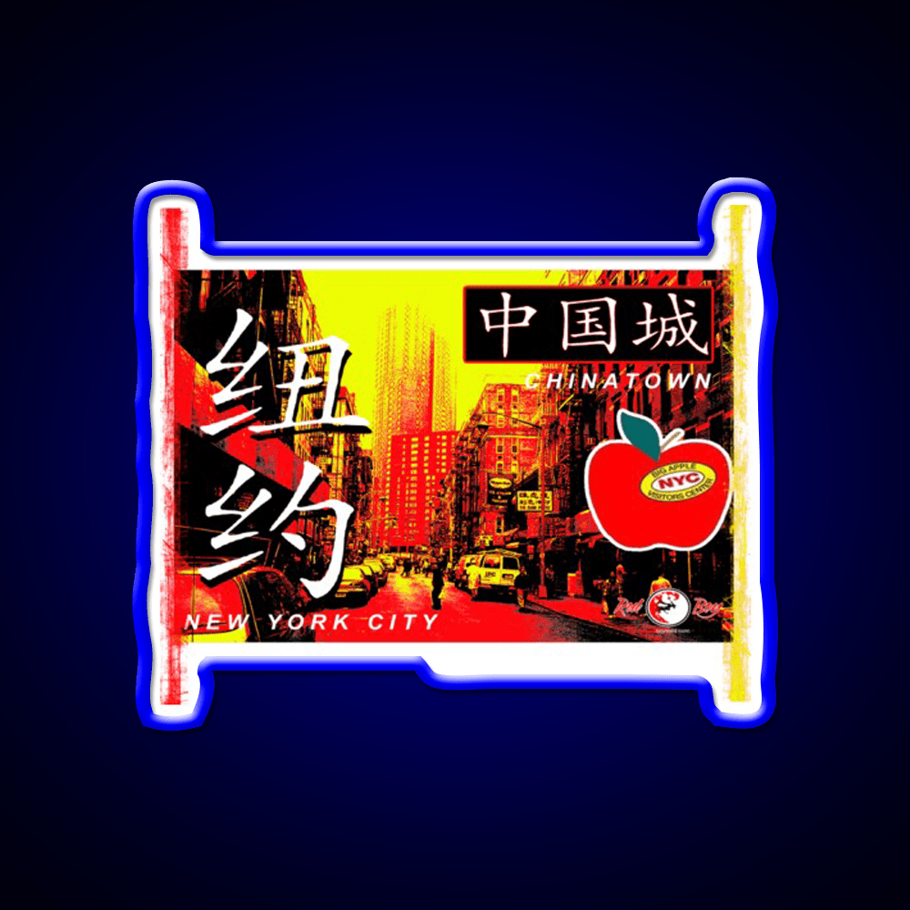 Chinatown In New York Asian Cultural Led Neon Sign Rgb Color - Shineneon