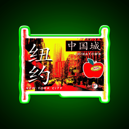 Chinatown In New York Asian Cultural Led Neon Sign Rgb Color - Shineneon