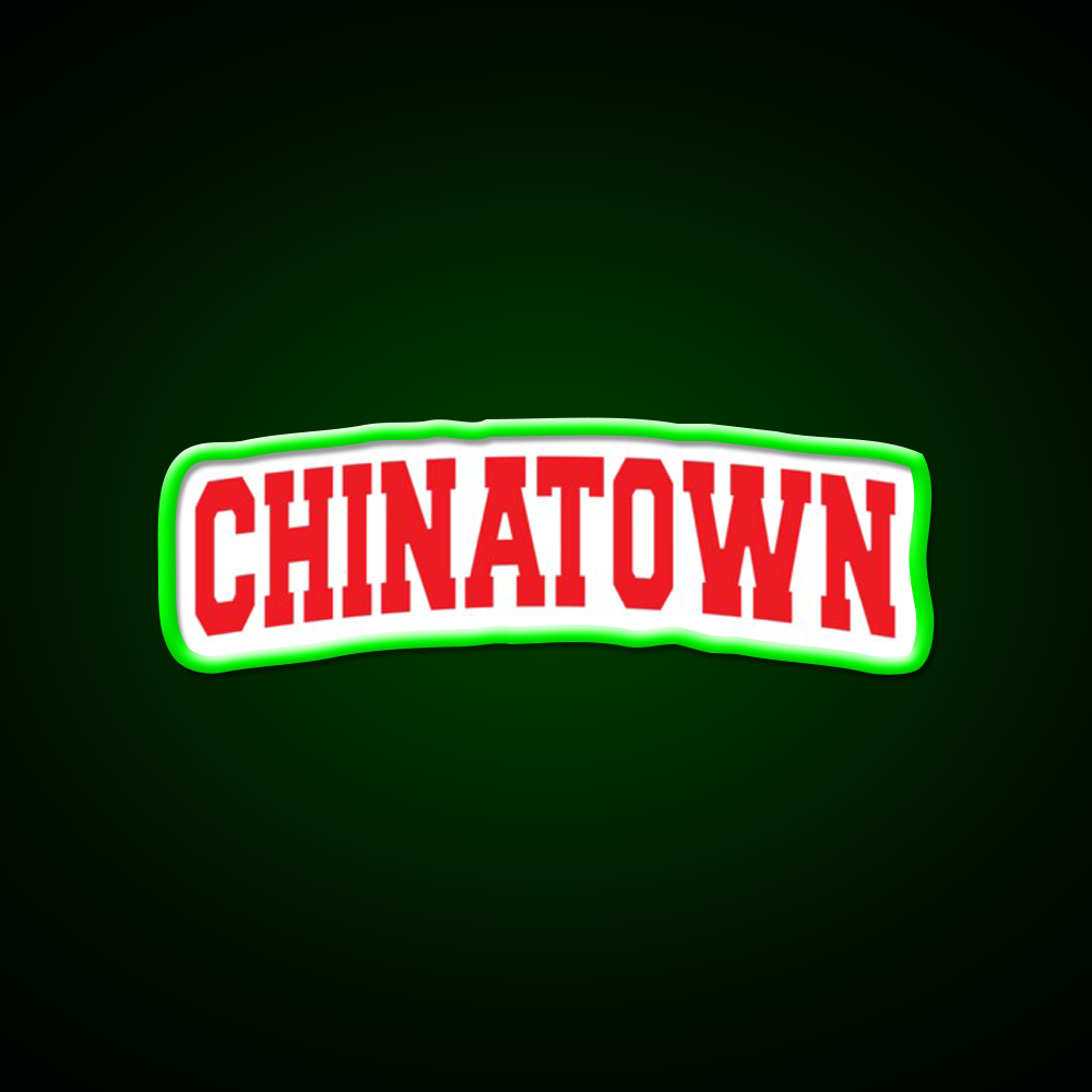 Chinatown Led Neon Sign Chinese Food Rgb Color