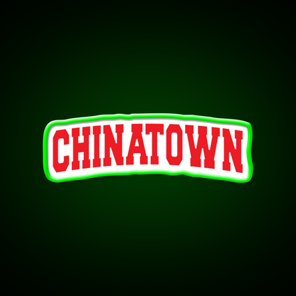 Chinatown Led Neon Sign Chinese Food Rgb Color