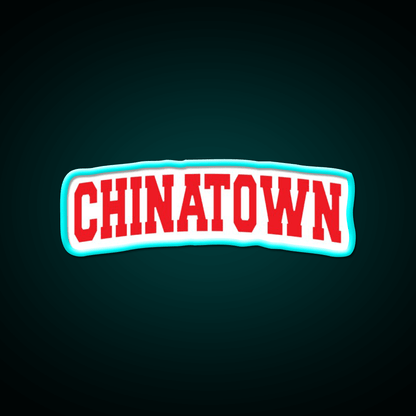 Chinatown Led Neon Sign Chinese Food Rgb Color - Shineneon