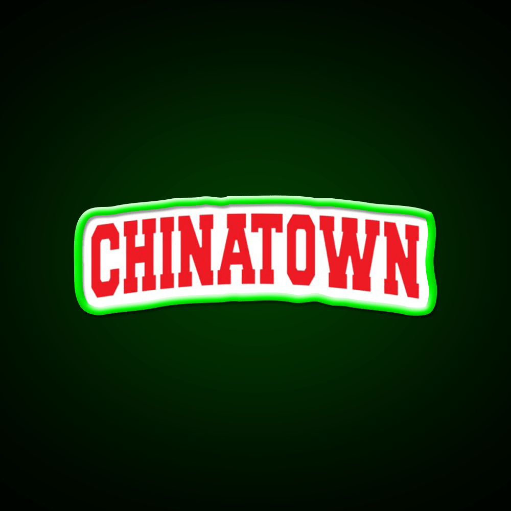 Chinatown Led Neon Sign Chinese Food Rgb Color - Shineneon