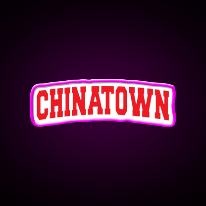 Chinatown Led Neon Sign Chinese Food Rgb Color - Shineneon