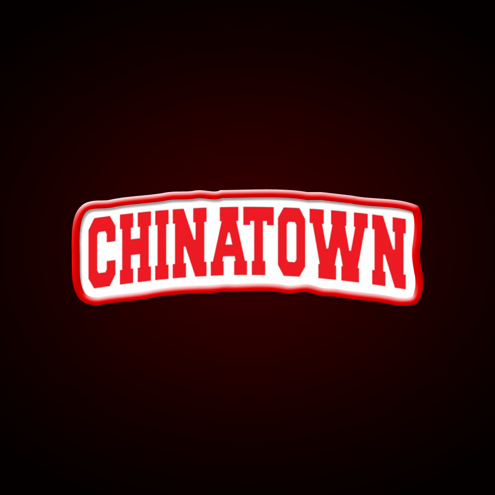 Chinatown Led Neon Sign Chinese Food Rgb Color - Shineneon