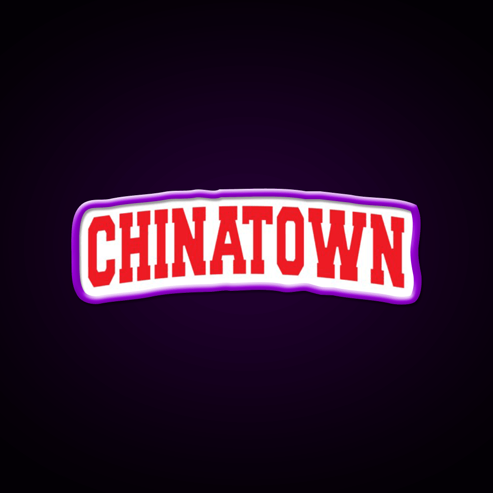 Chinatown Led Neon Sign Chinese Food Rgb Color - Shineneon
