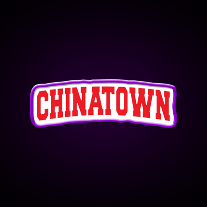 Chinatown Led Neon Sign Chinese Food Rgb Color - Shineneon