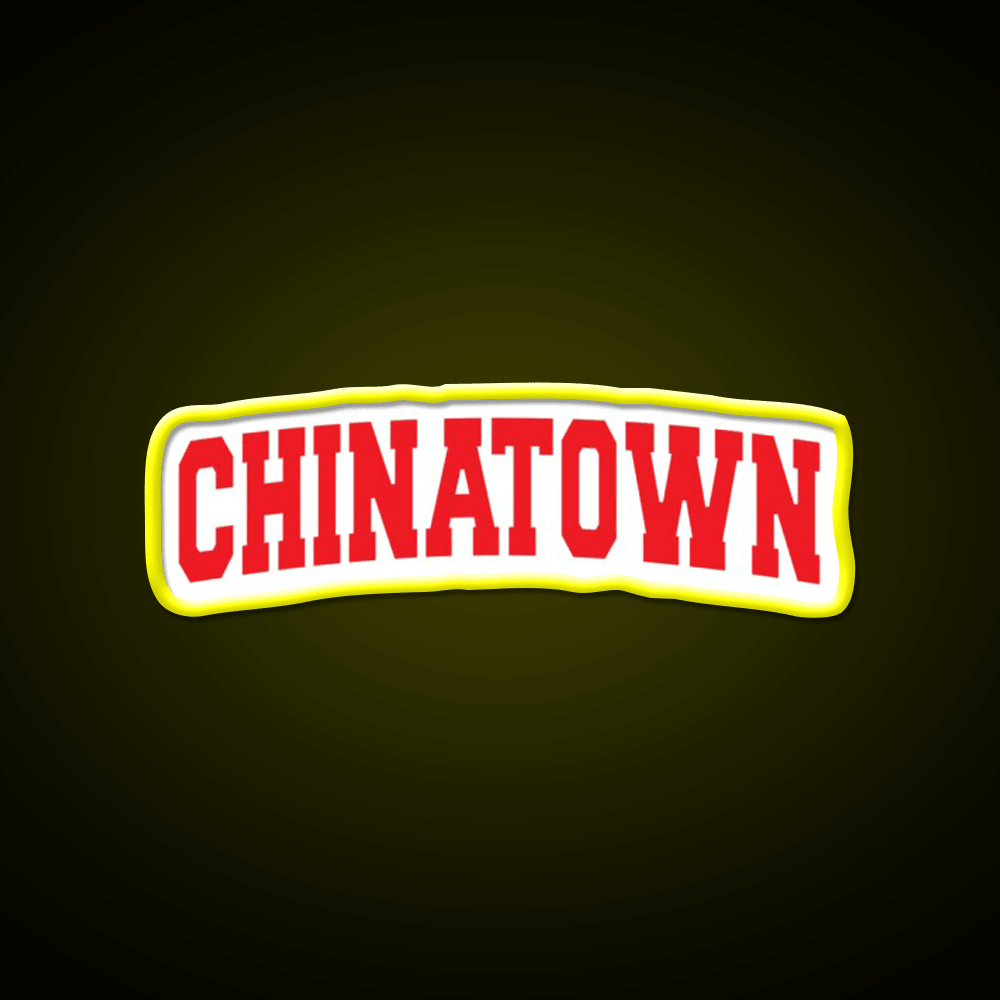 Chinatown Led Neon Sign Chinese Food Rgb Color - Shineneon