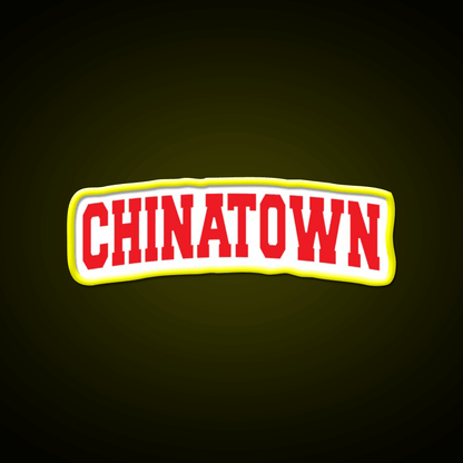 Chinatown Led Neon Sign Chinese Food Rgb Color - Shineneon