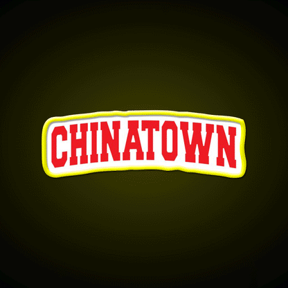 Chinatown Led Neon Sign Chinese Food Rgb Color