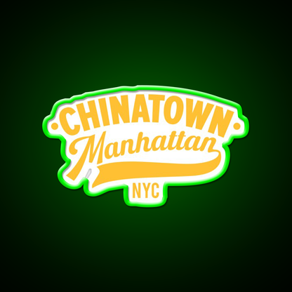 Chinatown Manhattan Where East Meets West Asian Cultural Led Neon Sign Rgb Color - LED neon sign view 8