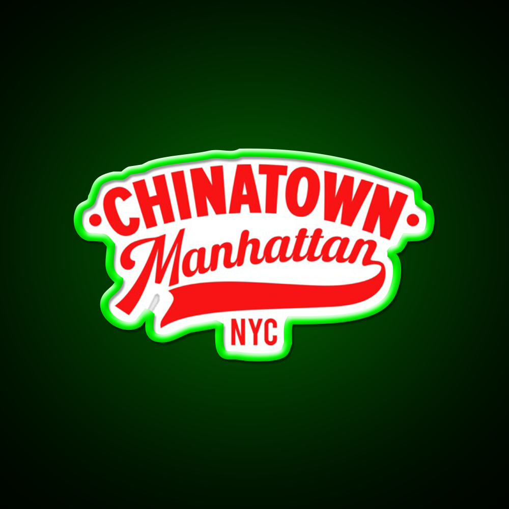 Chinatown Manhattan Where East Meets West Asian Cultural Led Neon Sign Home Rgb Color - LED neon sign view 8