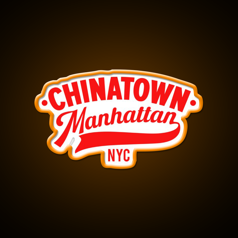Chinatown Manhattan Where East Meets West Asian Cultural Led Neon Sign Home Rgb Color - LED neon sign view 6