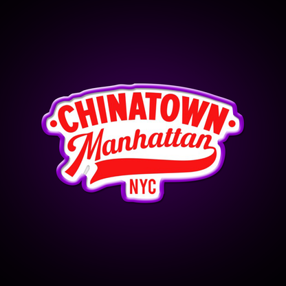 Chinatown Manhattan Where East Meets West Asian Cultural Led Neon Sign Home Rgb Color - LED neon sign view 9