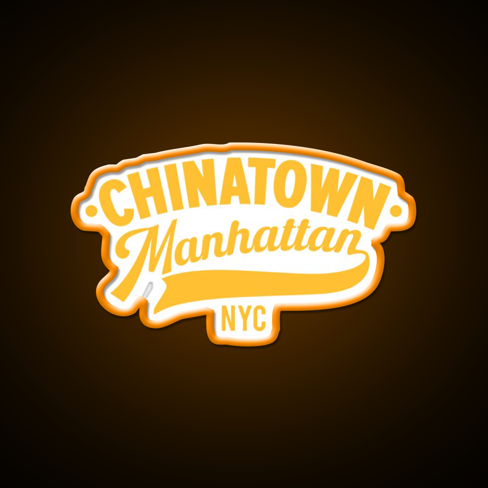 Chinatown Manhattan Where East Meets West Asian Cultural Led Neon Sign Rgb Color - LED neon sign view 6