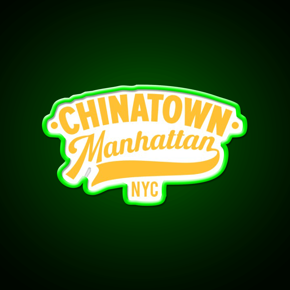 Chinatown Manhattan Where East Meets West Asian Cultural Led Neon Sign Rgb Color - Shineneon