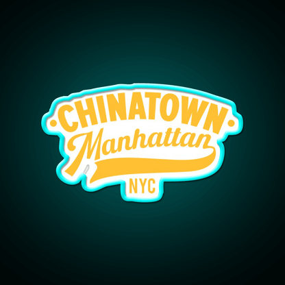 Chinatown Manhattan Where East Meets West Asian Cultural Led Neon Sign Rgb Color - Shineneon