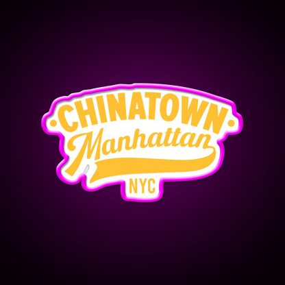 Chinatown Manhattan Where East Meets West Asian Cultural Led Neon Sign Rgb Color - Shineneon