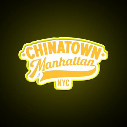 Chinatown Manhattan Where East Meets West Asian Cultural Led Neon Sign Rgb Color - LED neon sign view 7