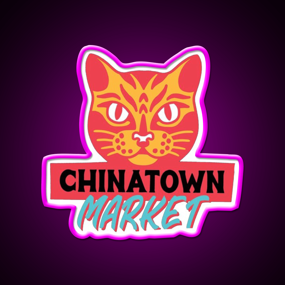 Chinatown Market Asian Cultural Led Neon Sign Rgb Color - Shineneon