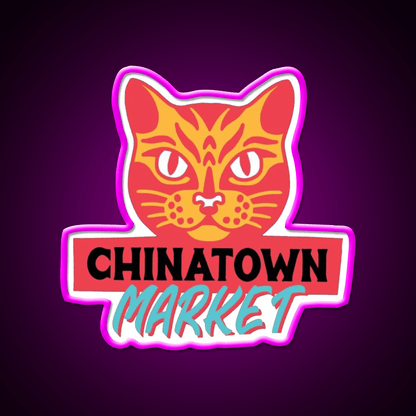 Chinatown Market Asian Cultural Led Neon Sign Rgb Color - Shineneon