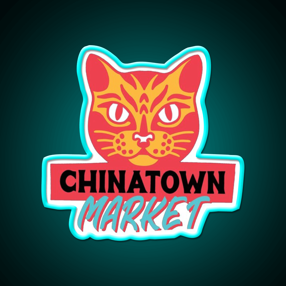 Chinatown Market Asian Cultural Led Neon Sign Rgb Color - Shineneon
