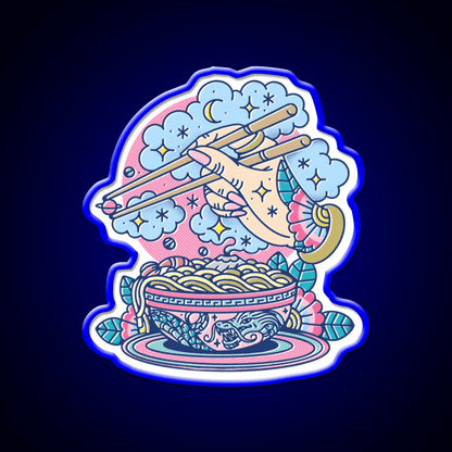 Chinatown Noodles Asian Cultural Led Neon Sign Rgb Color - Shineneon