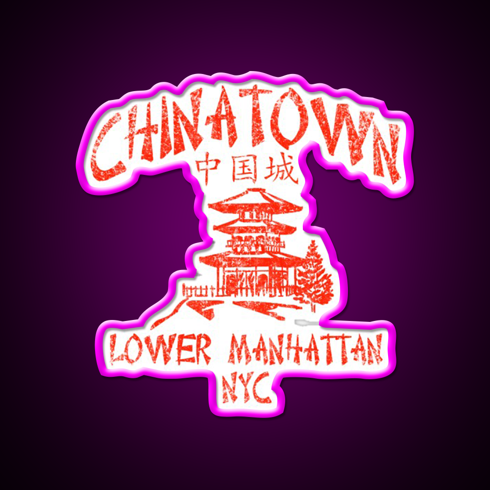 Chinatown Nyc Asian Cultural Led Neon Sign Rgb Color