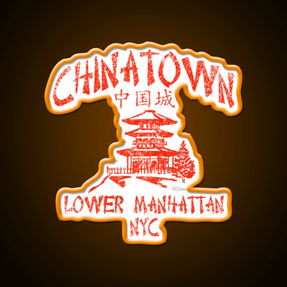 Chinatown Nyc Asian Cultural Led Neon Sign Rgb Color - Shineneon