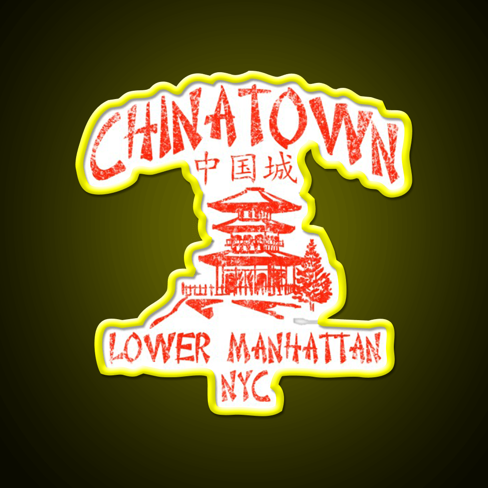 Chinatown Nyc Asian Cultural Led Neon Sign Rgb Color - Shineneon