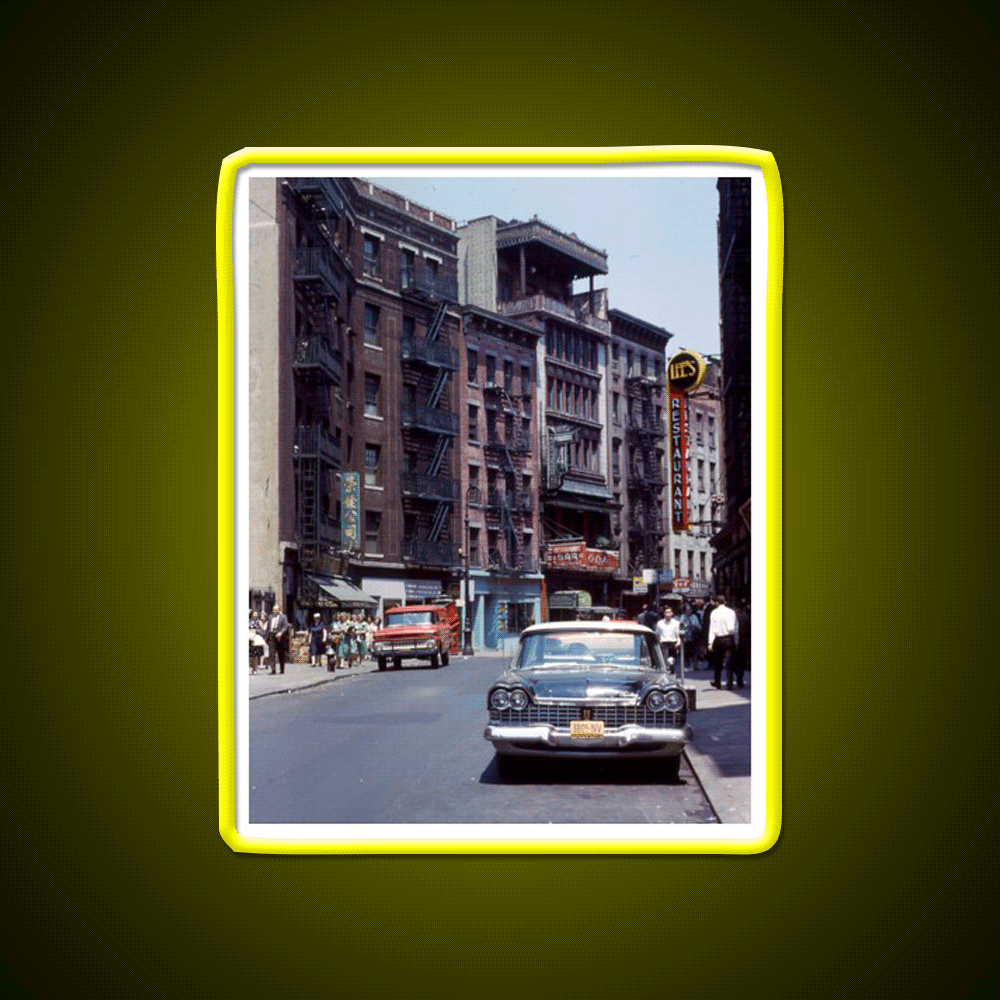 Chinatown Nyc In The 1950S Asian Cultural Led Neon Sign Rgb Color - Custom LED neon sign front view