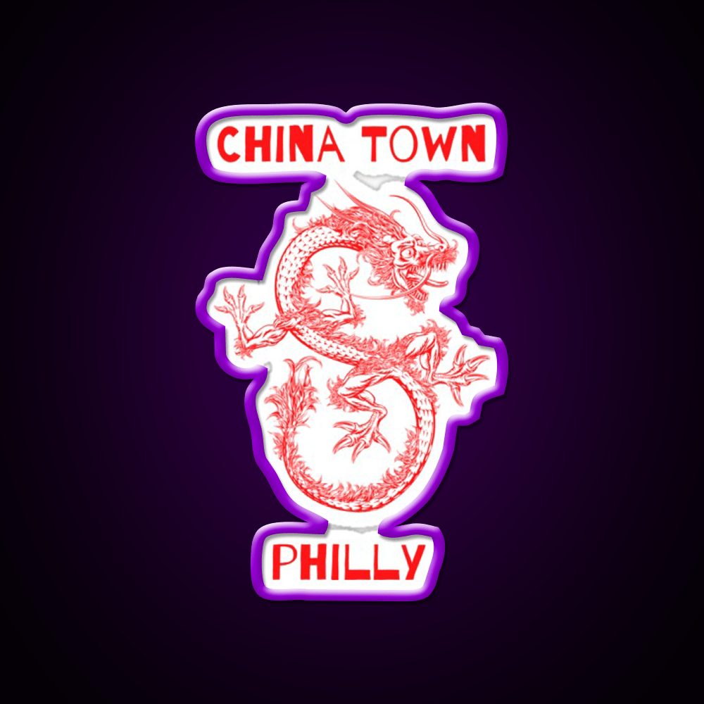 Chinatown Philly Asian Cultural Led Neon Sign Rgb Color - Shineneon