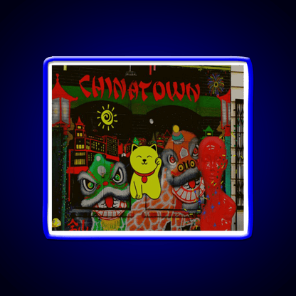 Chinatown Postcard Asian Cultural Led Neon Sign Rgb Color - Shineneon