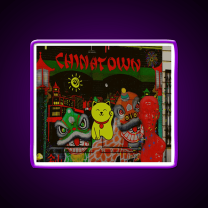 Chinatown Postcard Asian Cultural Led Neon Sign Rgb Color - Shineneon