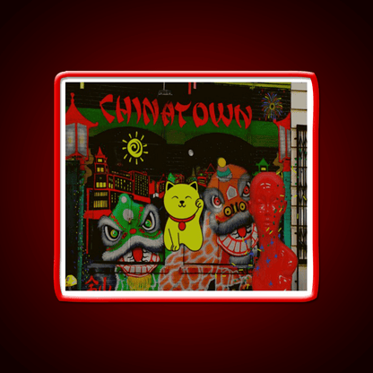 Chinatown Postcard Asian Cultural Led Neon Sign Rgb Color - Shineneon