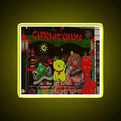 Chinatown Postcard Asian Cultural Led Neon Sign Rgb Color - Shineneon