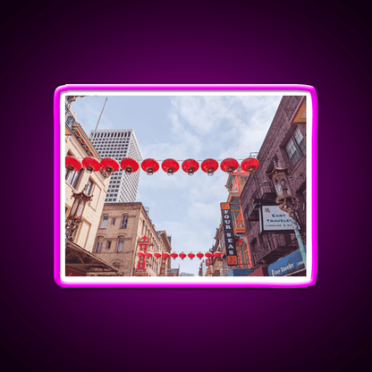 Chinatown San Francisco California Type B Asian Cultural Led Neon Sign Rgb Color - Shineneon