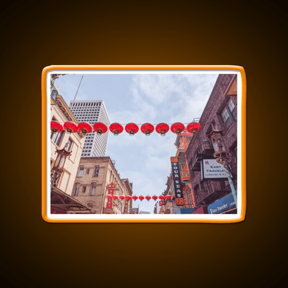 Chinatown San Francisco California Type B Asian Cultural Led Neon Sign Rgb Color - Shineneon