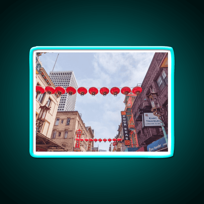 Chinatown San Francisco California Type B Asian Cultural Led Neon Sign Rgb Color - Shineneon