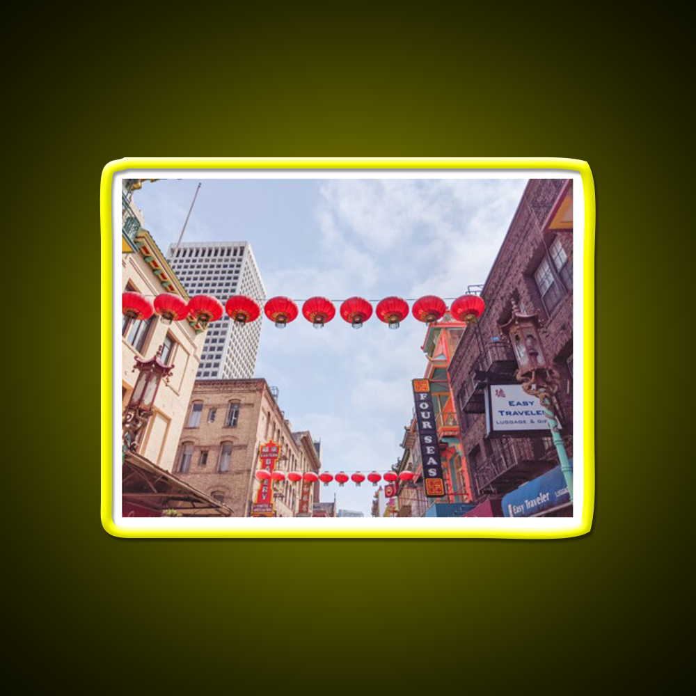 Chinatown San Francisco California Type B Asian Cultural Led Neon Sign Rgb Color - LED neon sign view 7