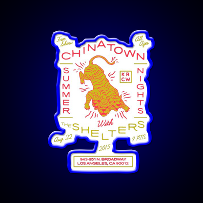 Chinatown Tigers Asian Cultural Led Neon Sign Rgb Color - LED neon sign view 5