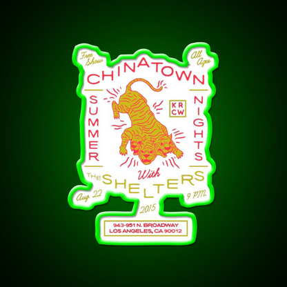 Chinatown Tigers Asian Cultural Led Neon Sign Rgb Color - LED neon sign view 8