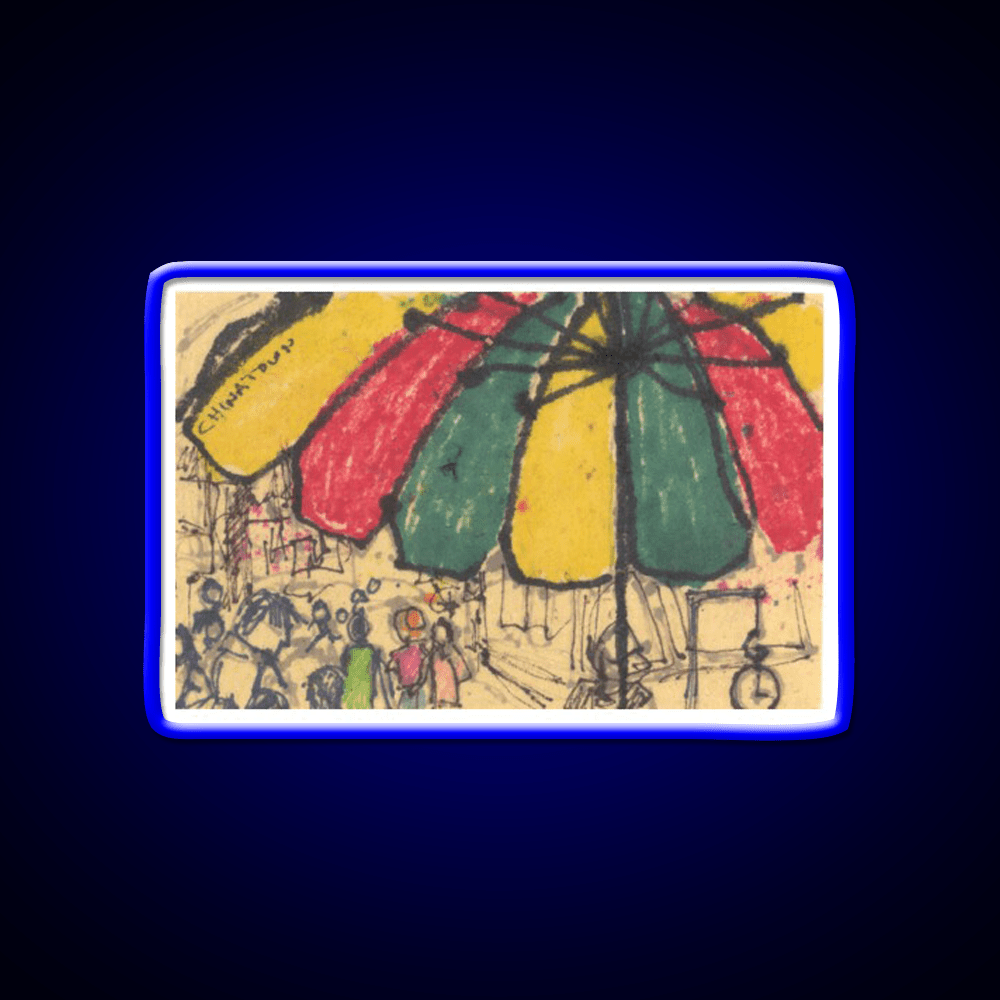 Chinatown Umbrella Asian Cultural Led Neon Sign Rgb Color - Shineneon