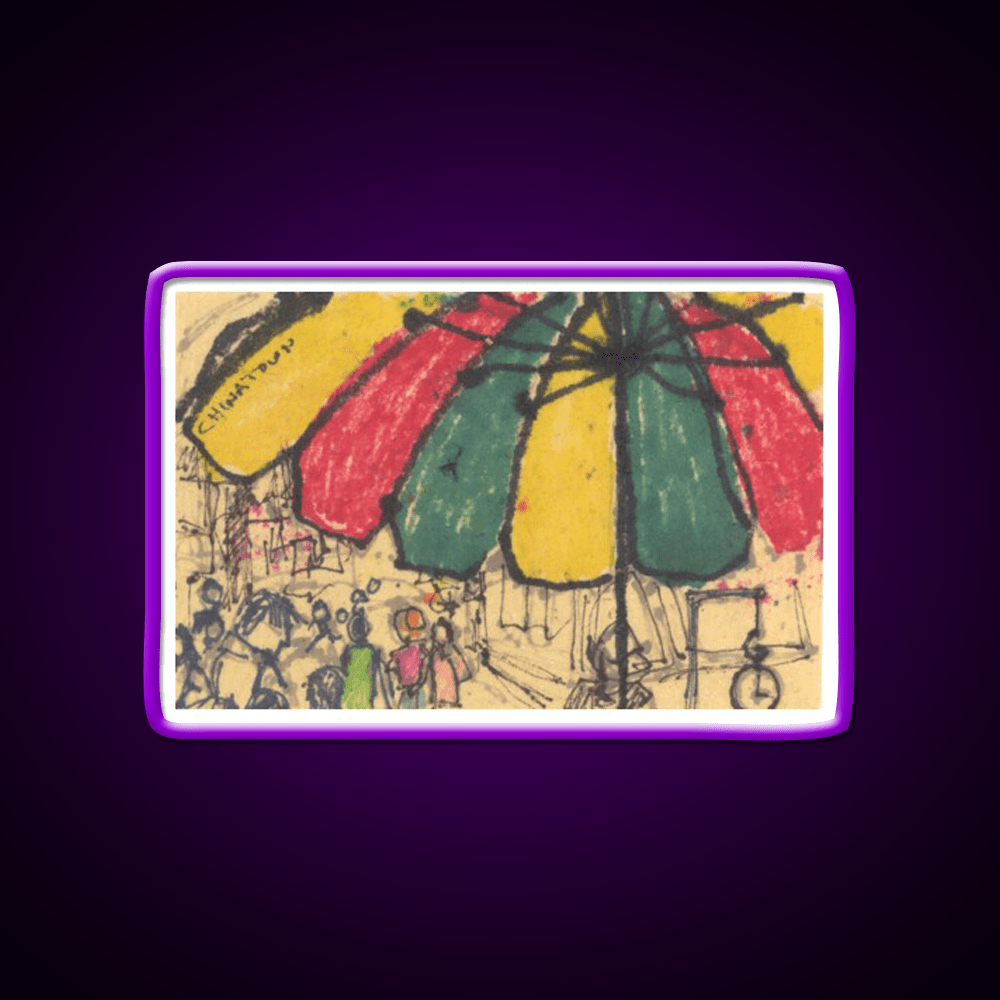 Chinatown Umbrella Asian Cultural Led Neon Sign Rgb Color - Shineneon